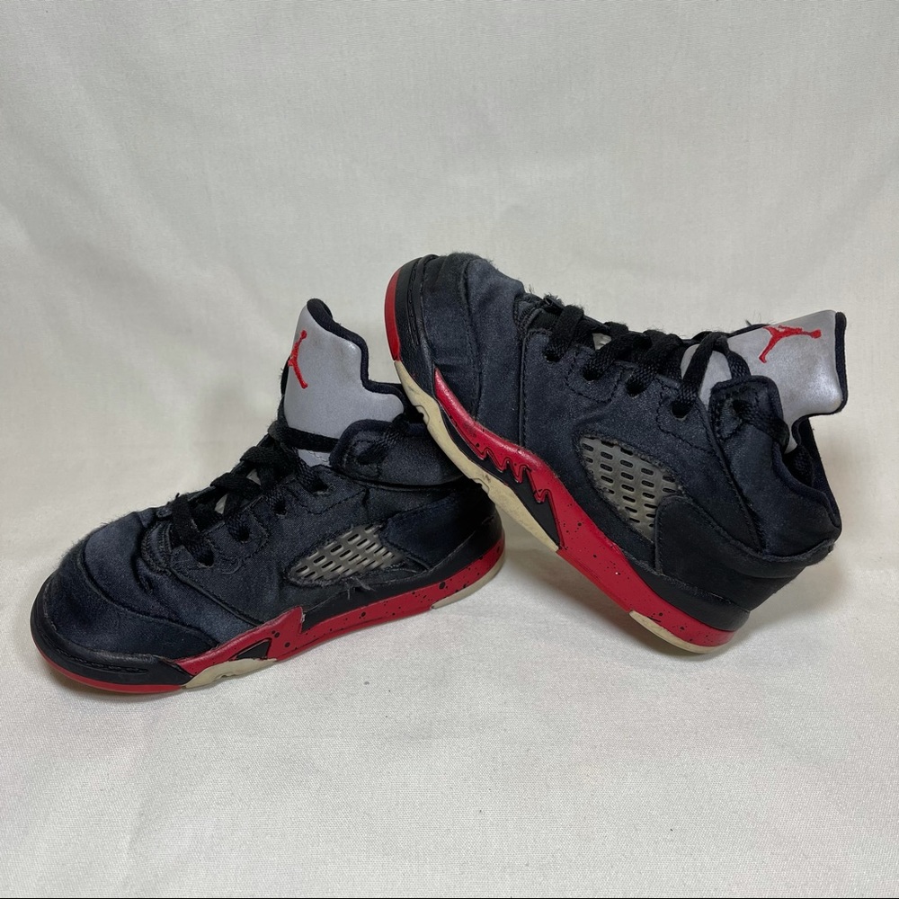 Air Jordan 5 Satin Bred Sneakers toddler sz: 8C